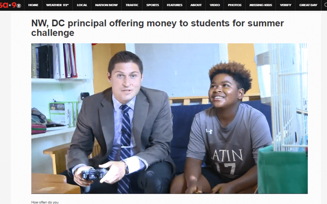 WUSA-9 News Story on No-Tech Tuesday Challenge