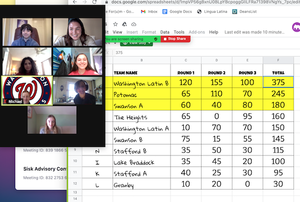 Cheers for Certamen!